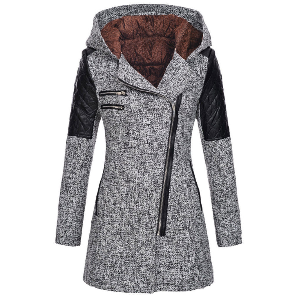 Rosalia - Elegant winter coat with hood