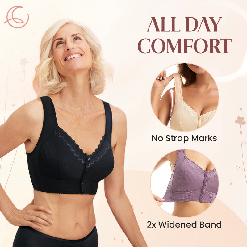 1+1 FREE | Moona Bra™ Comfortable Front Closure Bra