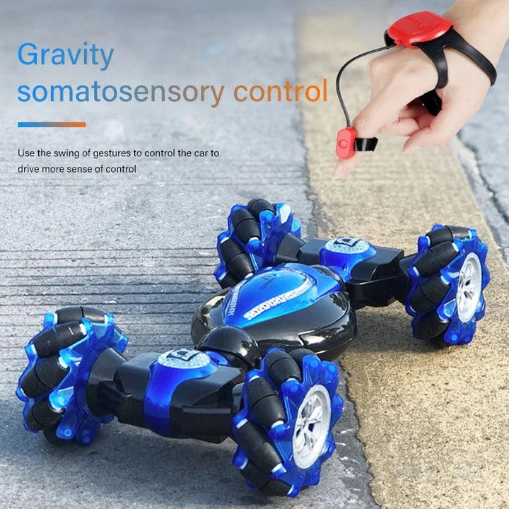 Remote-Controlled Stunt Car + Gesture Sensor™ - Control the Thrill!