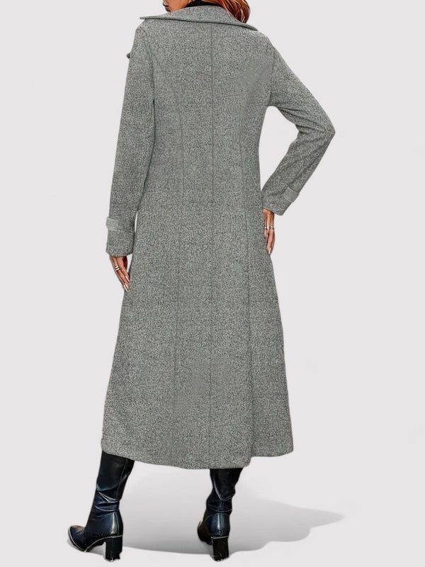 Ivana - Women's Modern Double Breasted Long Coat