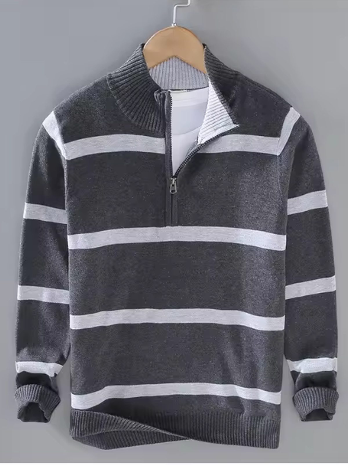 Joel - Men's Striped Sweater