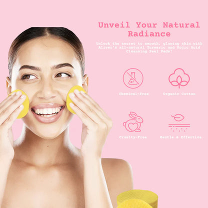 1+1 FREE | Turmeric & Kojic Acid Pads™ - The Natural Solution for Radiant Skin