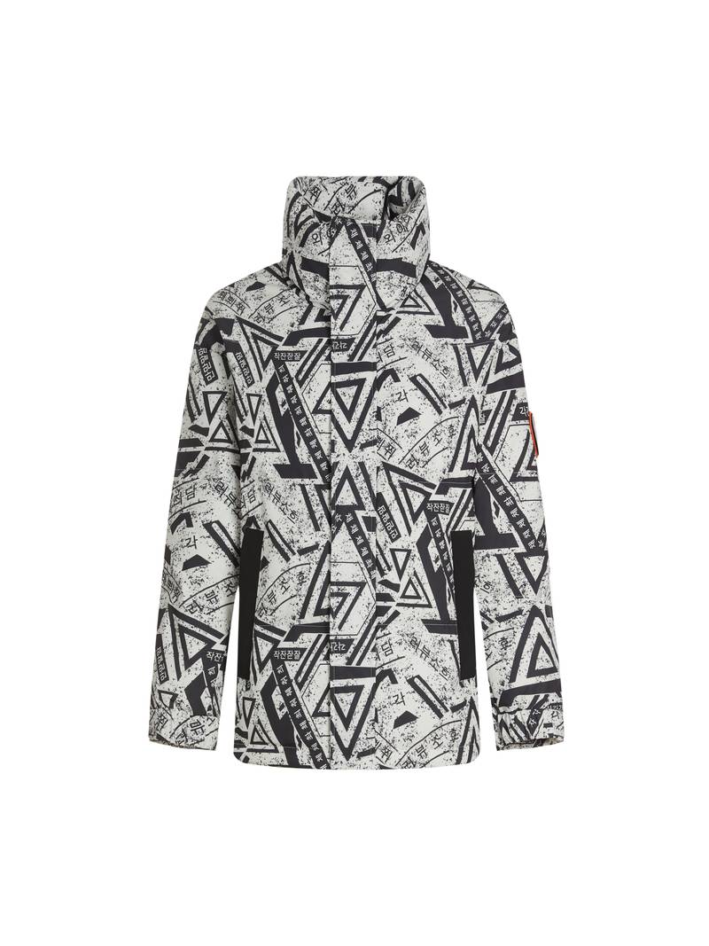 Harvey - Men's Geometric Hooded Jacket