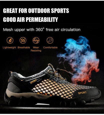 Outdoor Shoes™ - Waterproof and breathable men's shoes