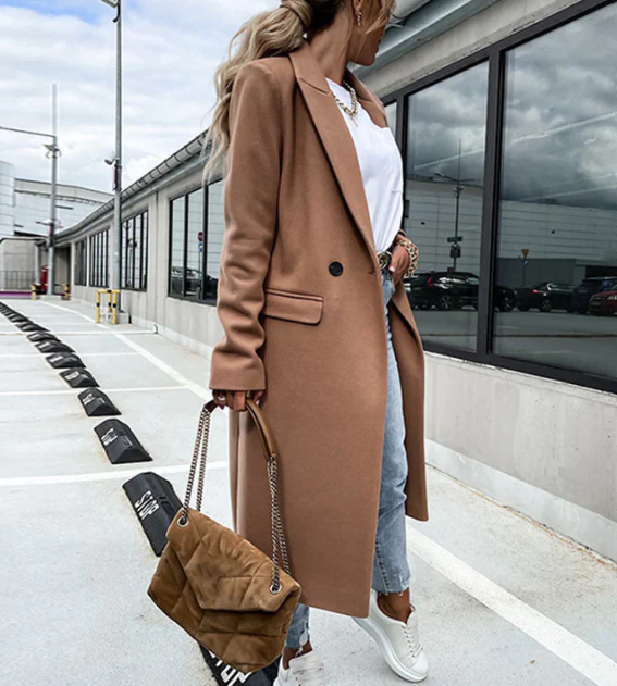 Legacy - Women's Long Coat with Timeless Elegance and Modern Style