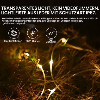 AmbienceStrip™ - Waterproof Portable Stowable String Lights For Outdoor Use