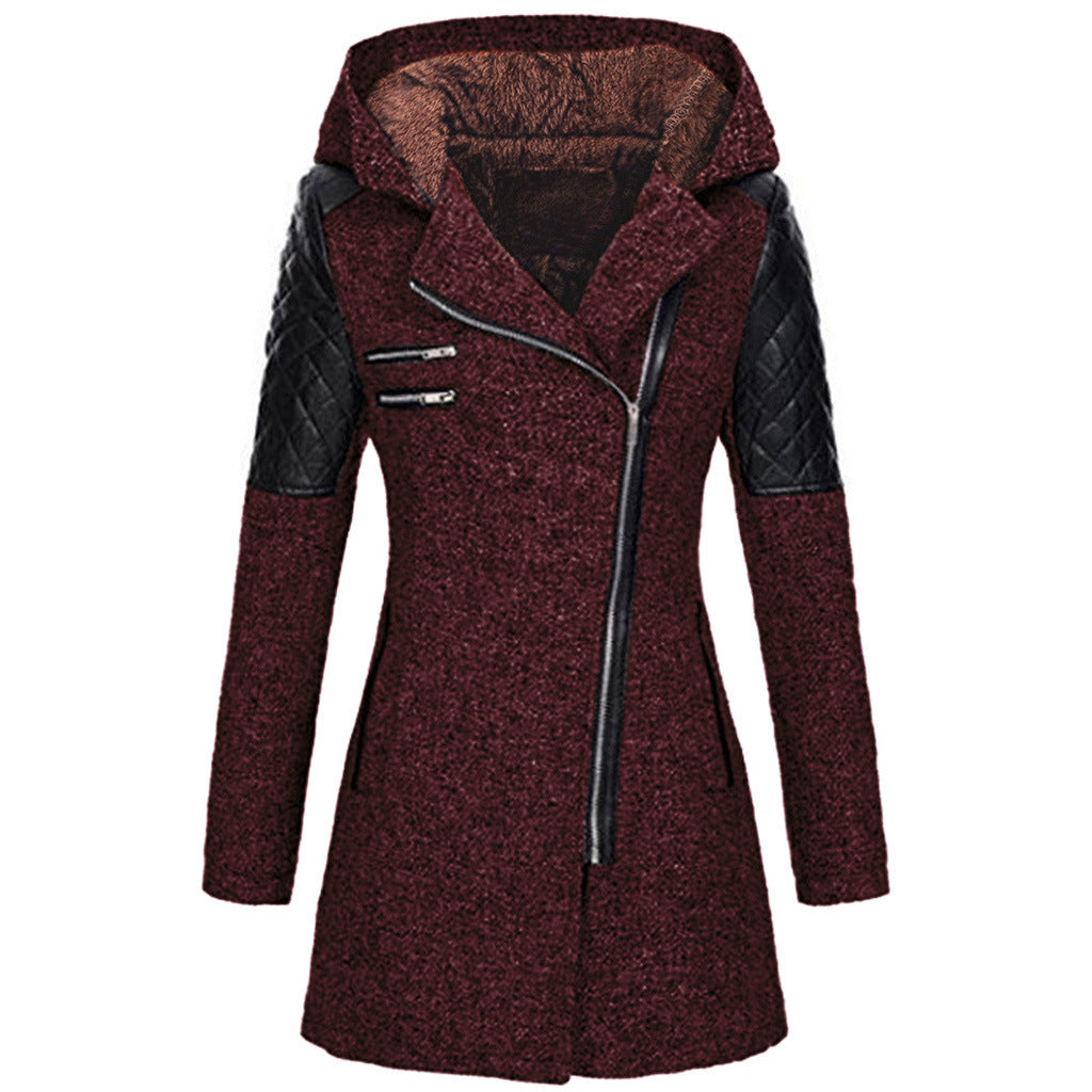 Rosalia - Elegant winter coat with hood