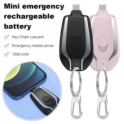 1+1 FREE | Keychain Power Bank™ Stay Charged Anywhere