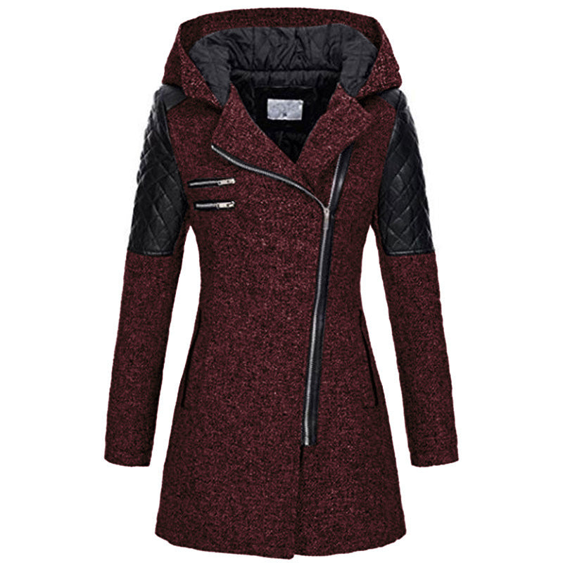 Rosalia - Elegant winter coat with hood