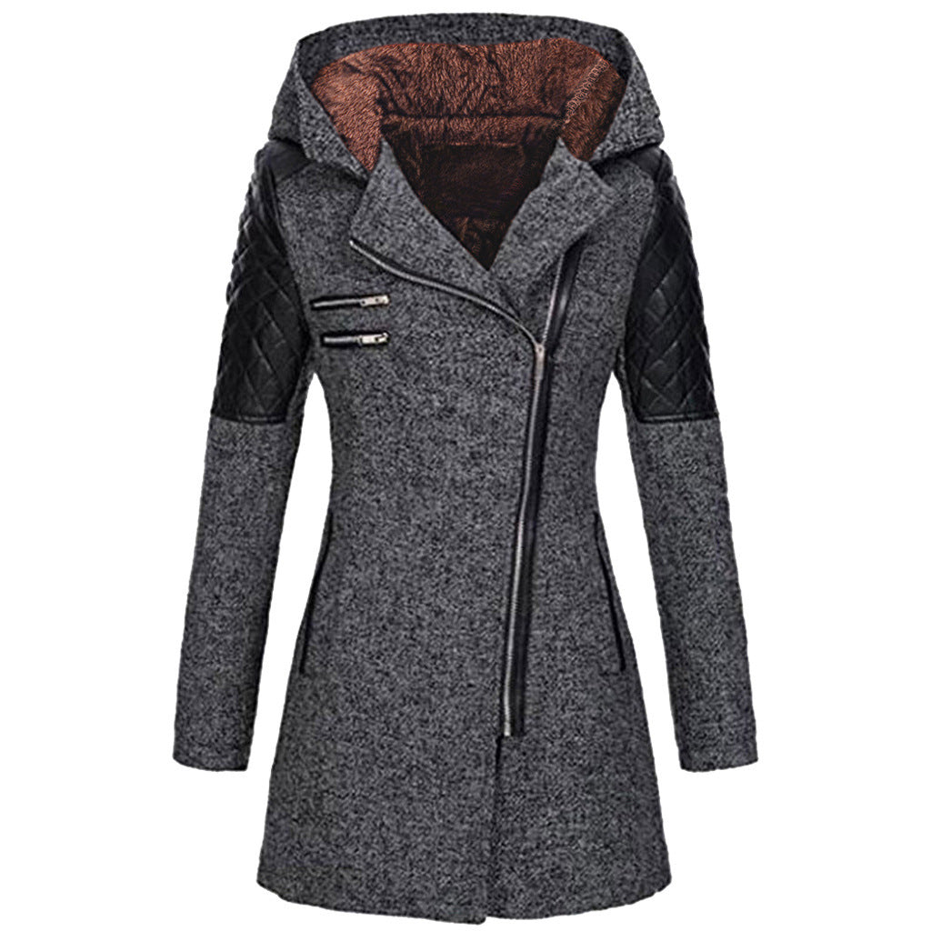 Rosalia - Elegant winter coat with hood