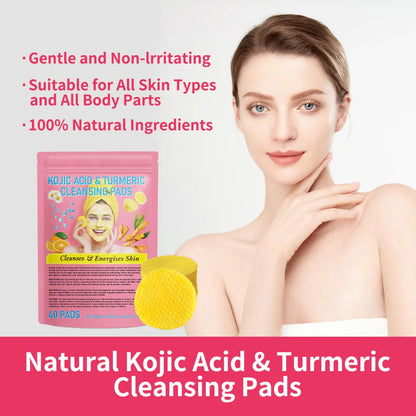 1+1 FREE | GlowVita™ Turmeric Kojic Acid Pads