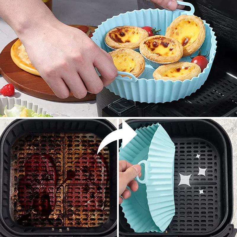 1+1 FREE | BakeEase™ Silicone baking tray for the air fryer