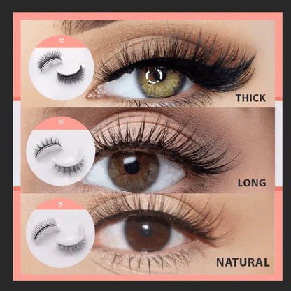 1+1 FREE | Reusable Self-Adhesive Eyelashes™ - Effortlessly Beautiful Eyelashes!