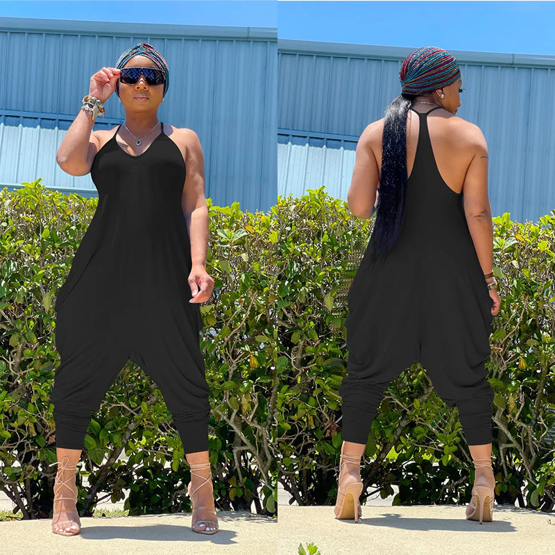 Plus Size Spencer Jumpsuit™ - Easy to Dress Up