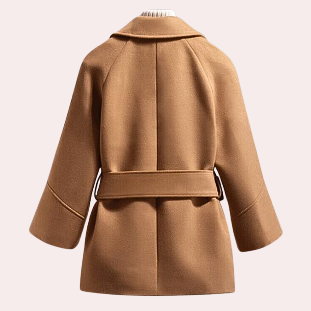 Delaney - Women's Elegant Belted Coat