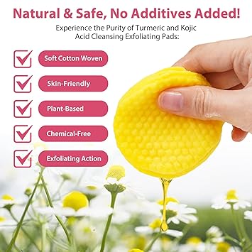 1+1 FREE | GlowVita™ Turmeric Kojic Acid Pads