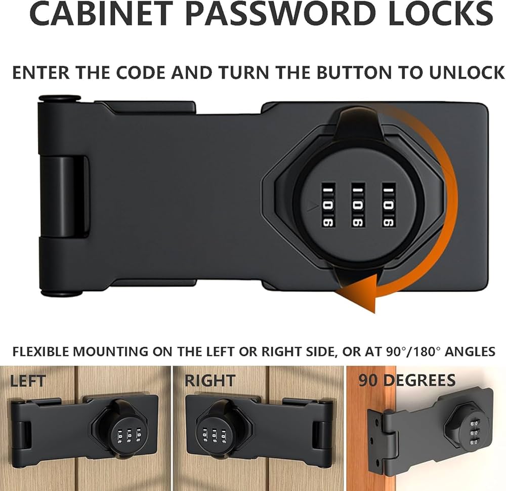 Keyless Combination Lock™ - Simple Solution For Maximum Security!