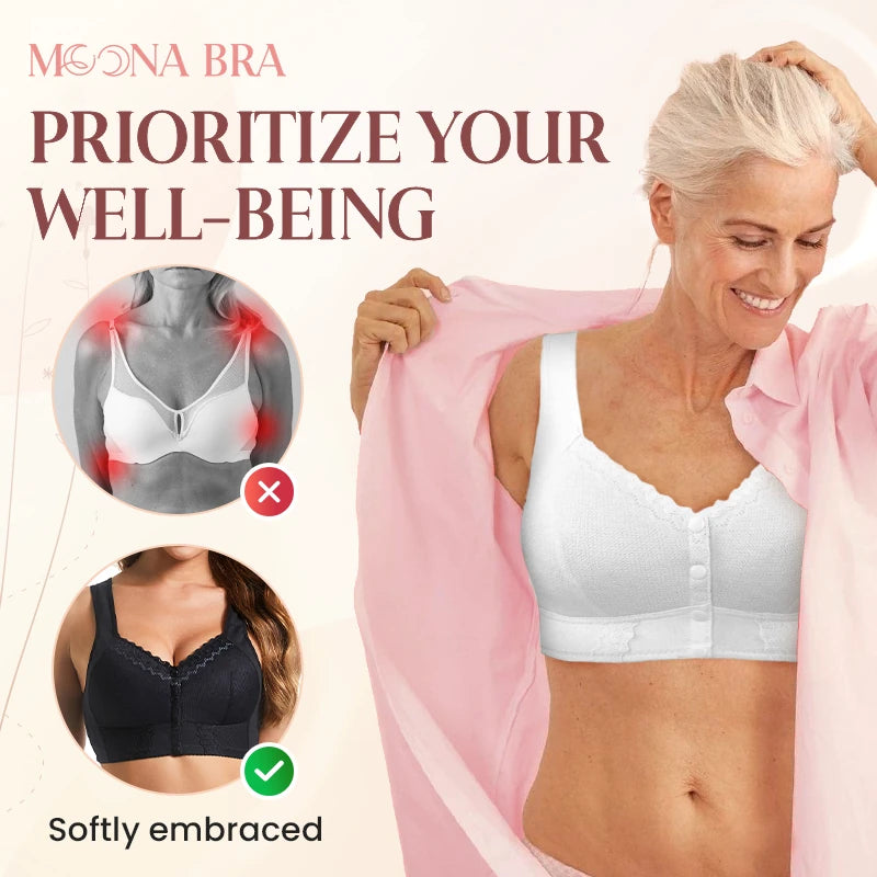 1+1 FREE | Moona Bra™ Comfortable Front Closure Bra