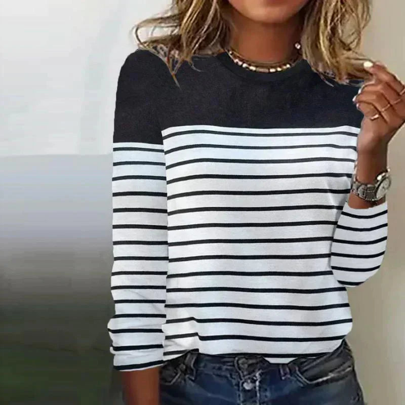 Beth - Elegant striped casual shirt