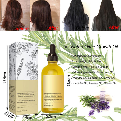 1+1 FREE | Veganic™ Natural Hair Growth Oil