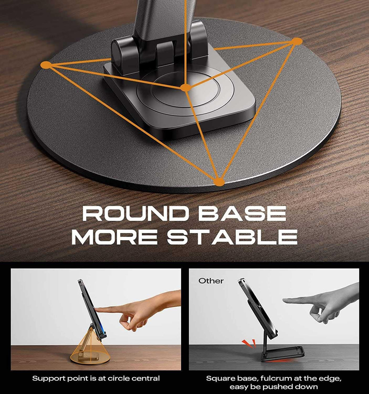 AlumiFlex™ - Foldable Phone Holder