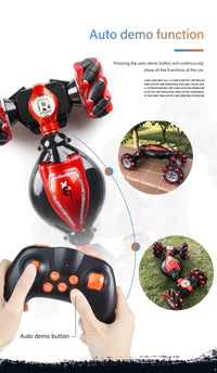 Remote-Controlled Stunt Car + Gesture Sensor™ - Control the Thrill!