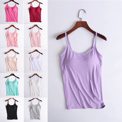 1+1 FREE | TankTopBra™ Comfortable Sports Vest With Chest Padding