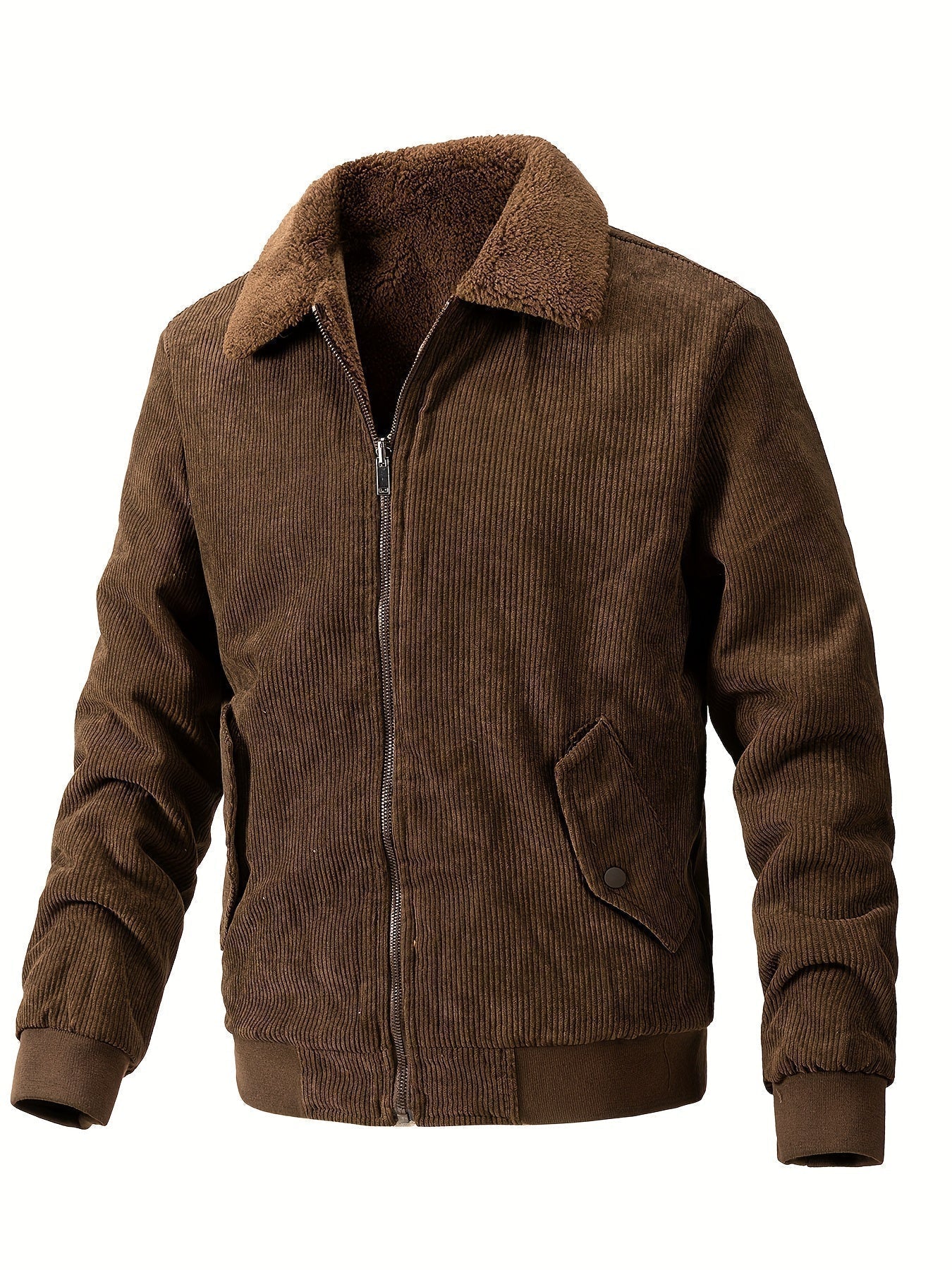 Arnold - Men's High Collar Fleece Jacket