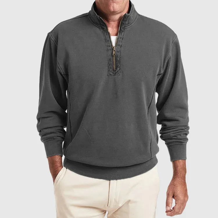 Milby - Men's modern quarter zip jumper