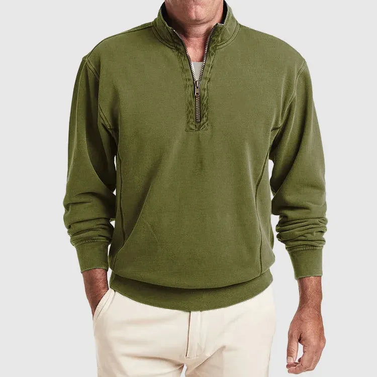 Milby - Men's modern quarter zip jumper