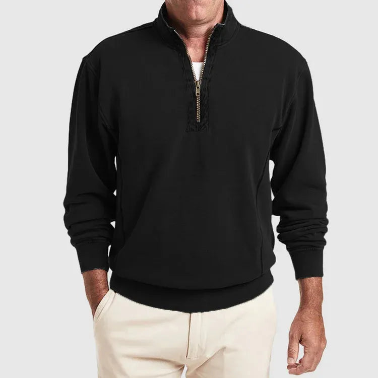 Milby - Men's modern quarter zip jumper