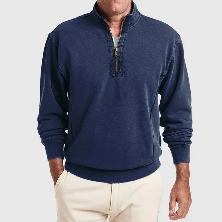 Milby - Men's modern quarter zip jumper