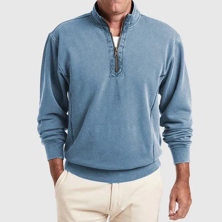 Milby - Men's modern quarter zip jumper