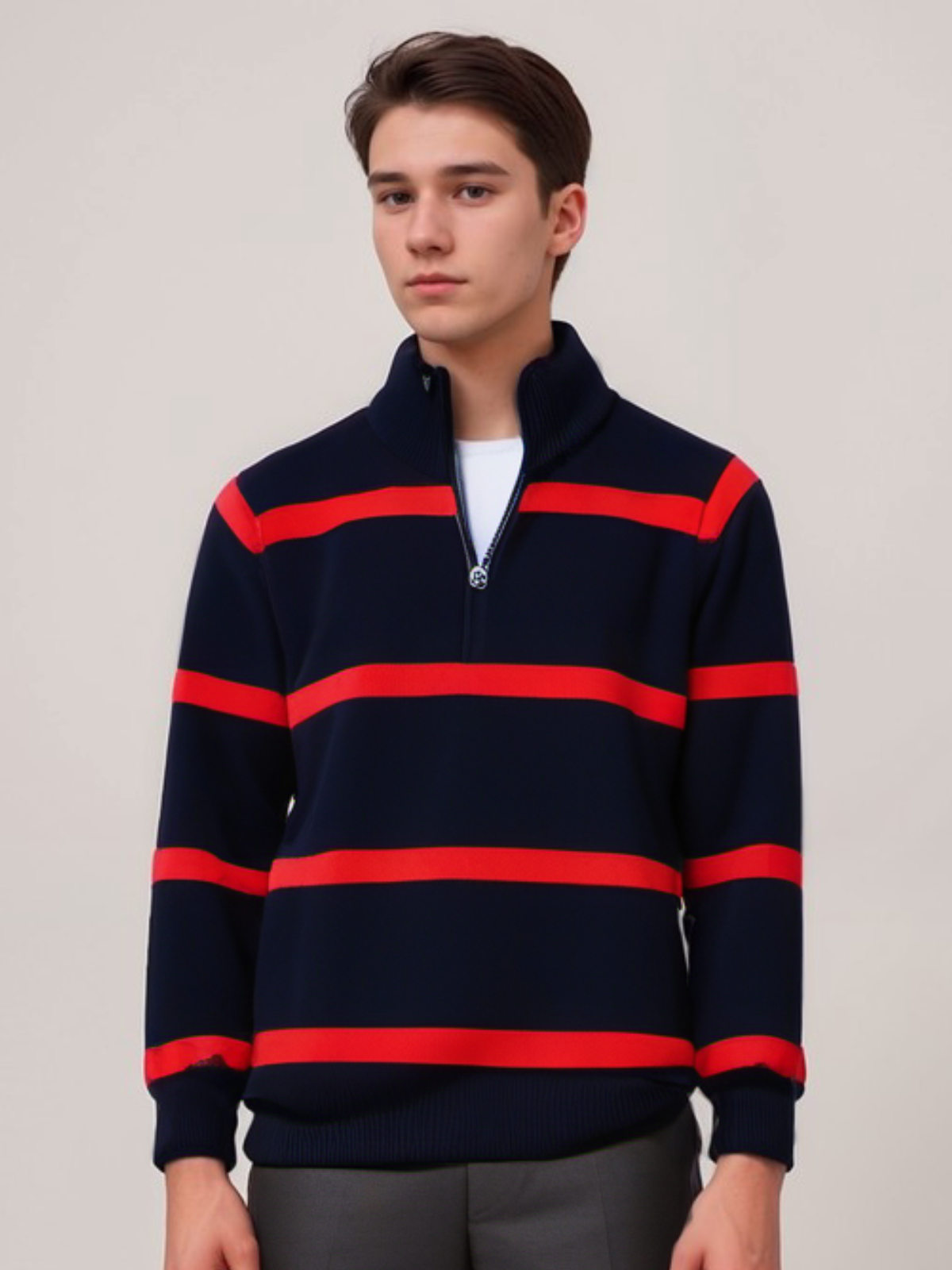 Joel - Men's Striped Sweater