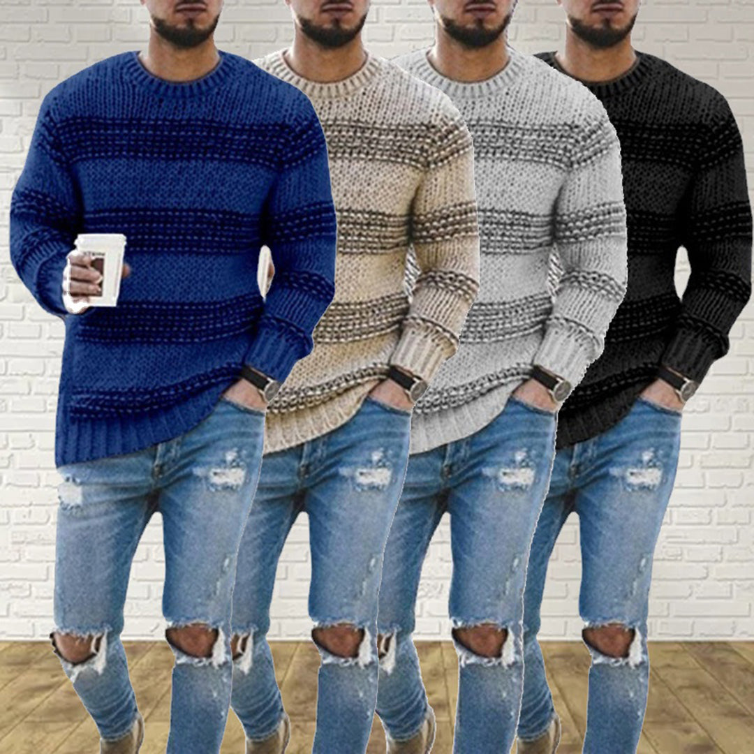 Carlo - Soft and warm knitted jumper for men