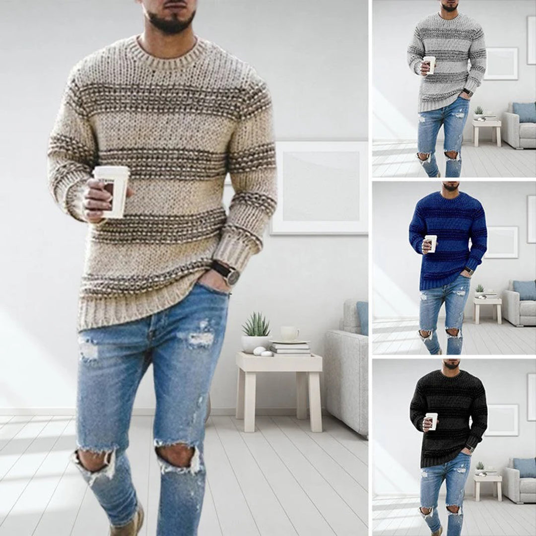 Carlo - Soft and warm knitted jumper for men