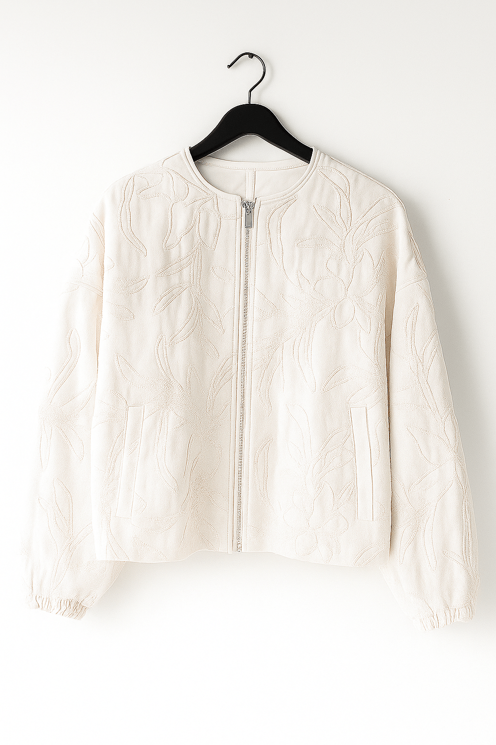 Women’s Embroidered Jacket with Zipper