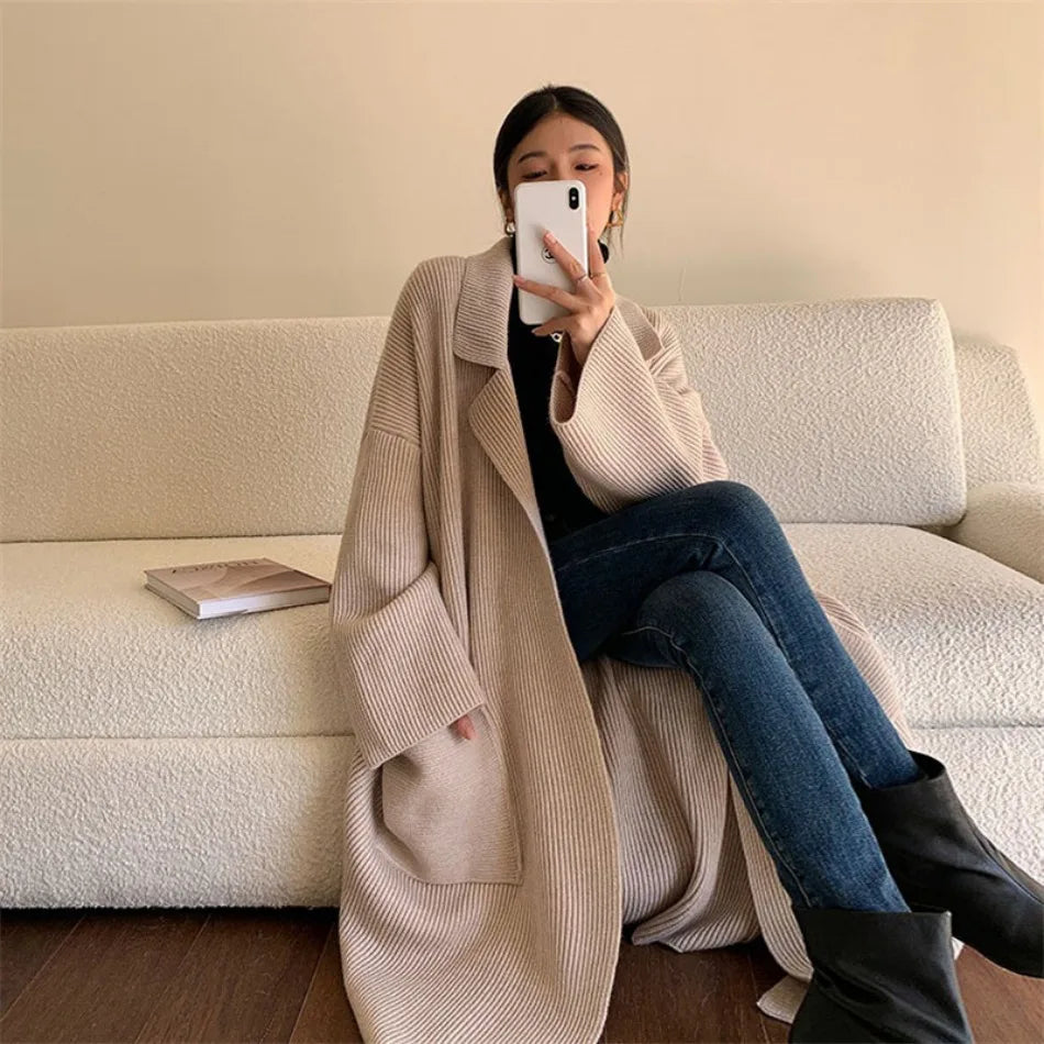 Women’s Long Open Cardigan