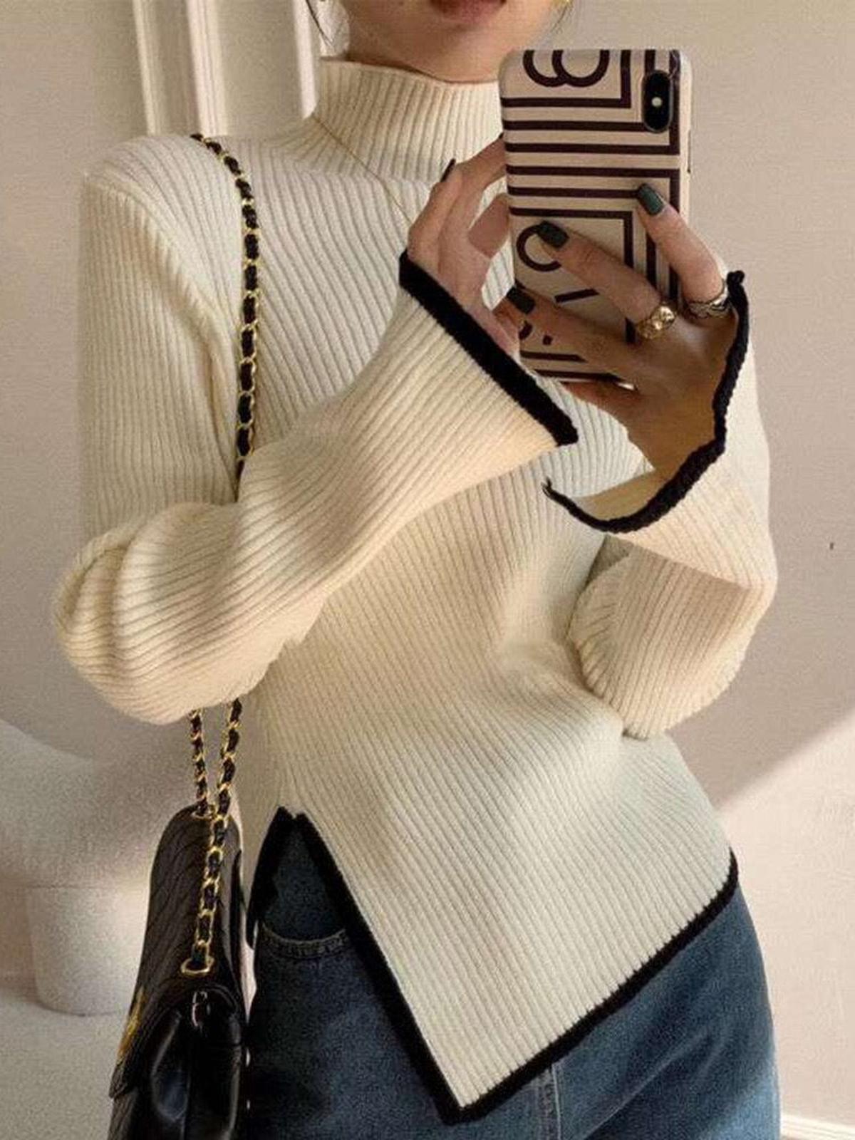 Women’s Jumper With Asymmetrical Cut