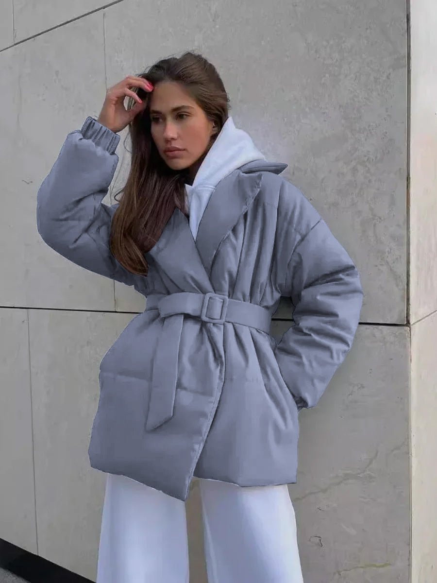Belted Puffer Jacket