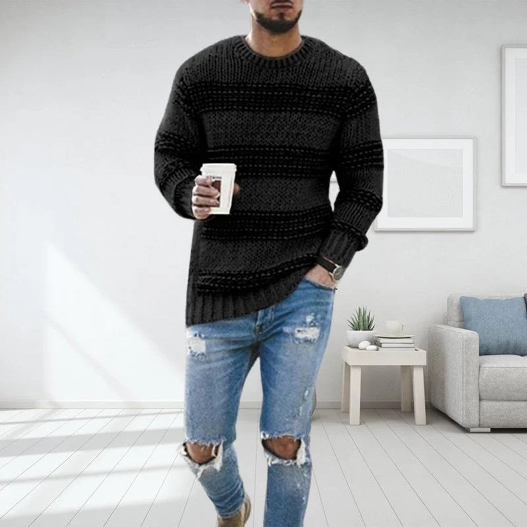 Carlo - Soft and warm knitted jumper for men