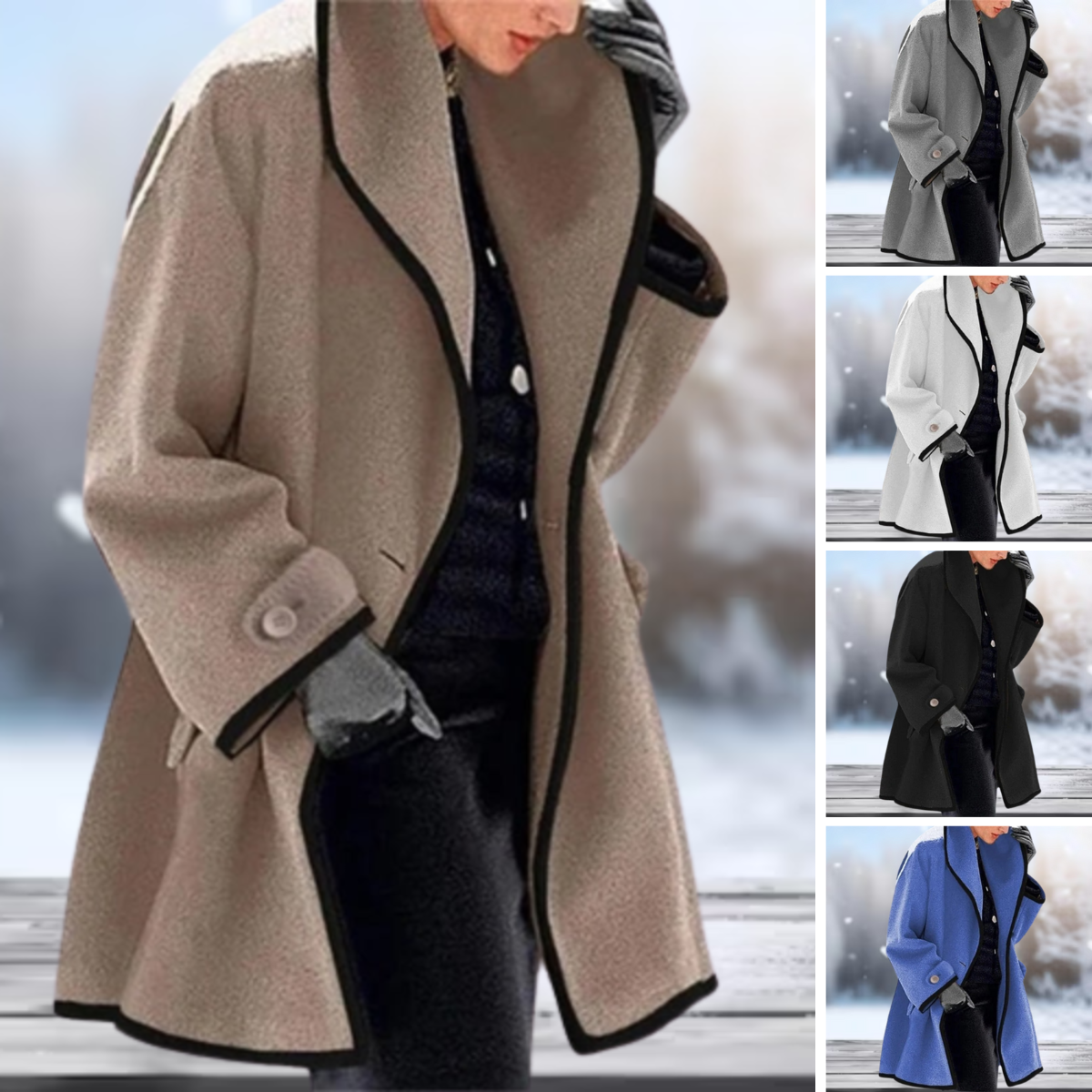 Serenova - Women's Classic Retro Coat