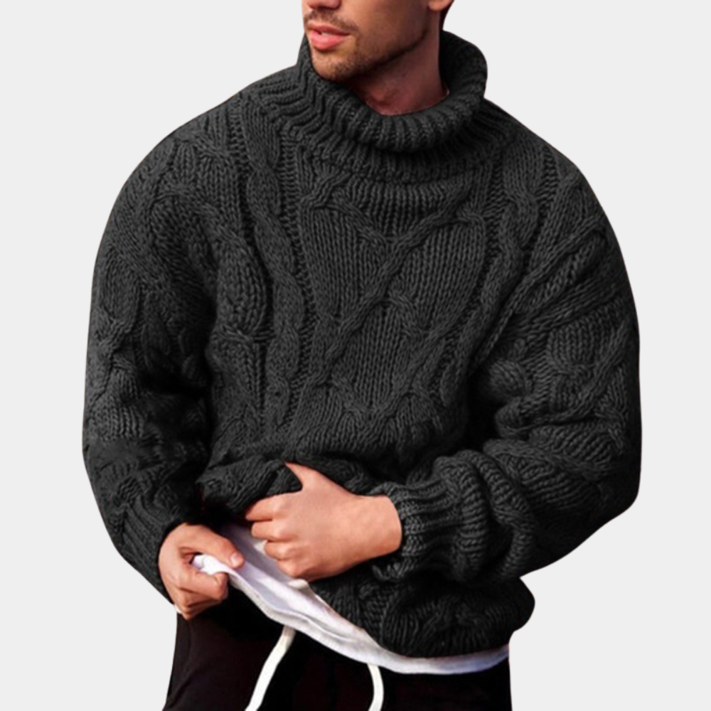 Evan - Men's Trendy and Comfortable Knitted Sweater