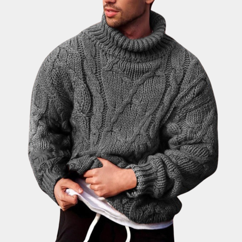 Evan - Men's Trendy and Comfortable Knitted Sweater