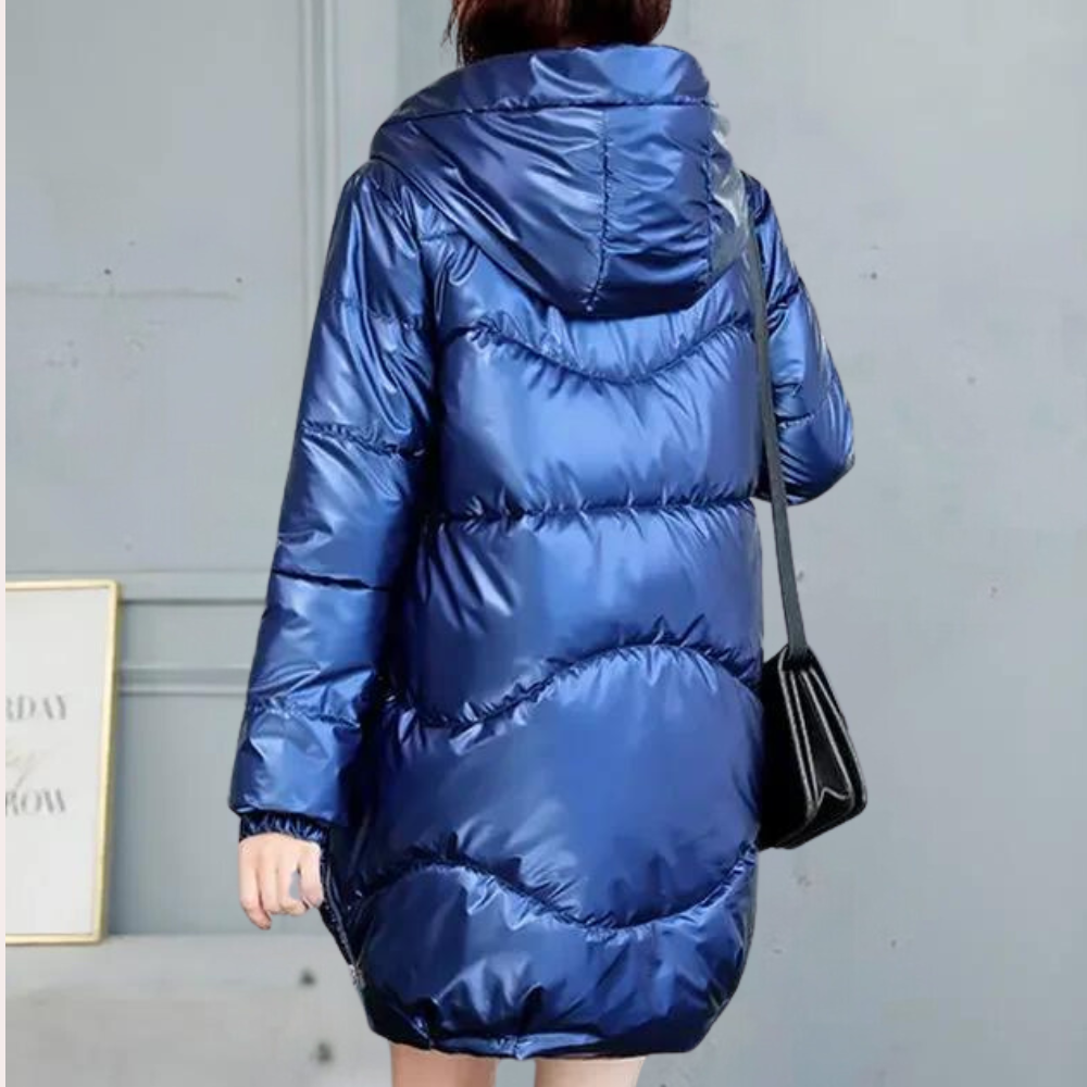 Amelia - Stylish Padded Hooded Jacket for Women