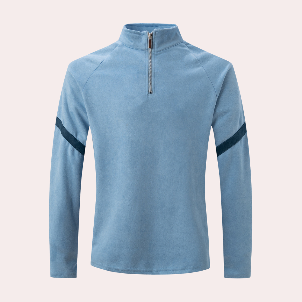 Dave - Cute Men's Half Zip Sweater