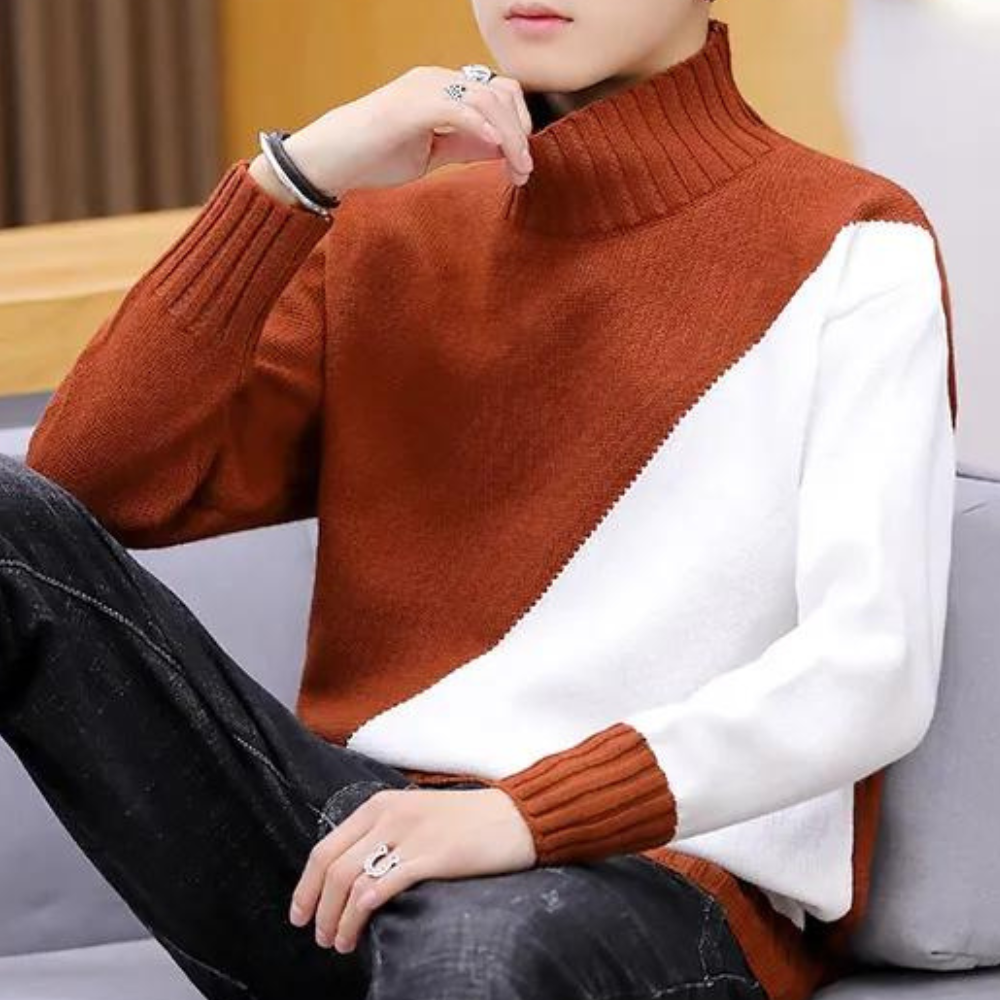 Olek - Men's Color Block Sweater