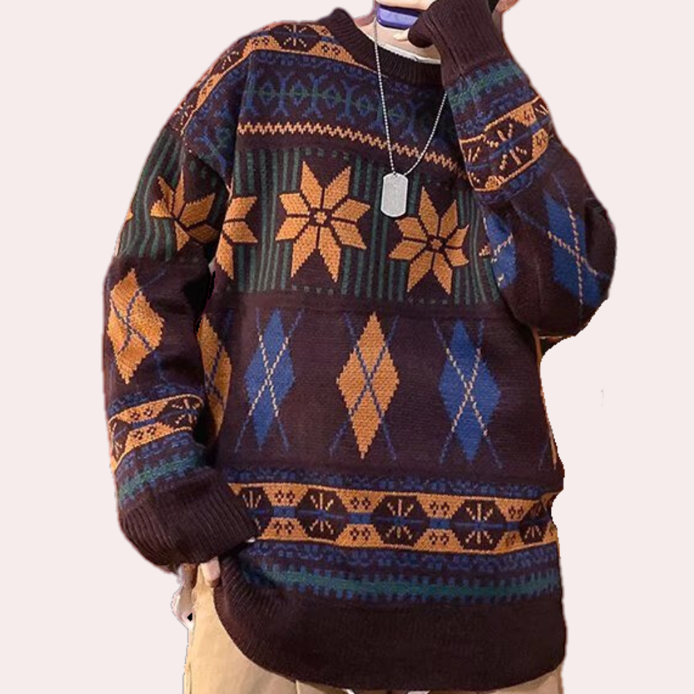 Nicusor - Men's Oversize Knitted Sweater