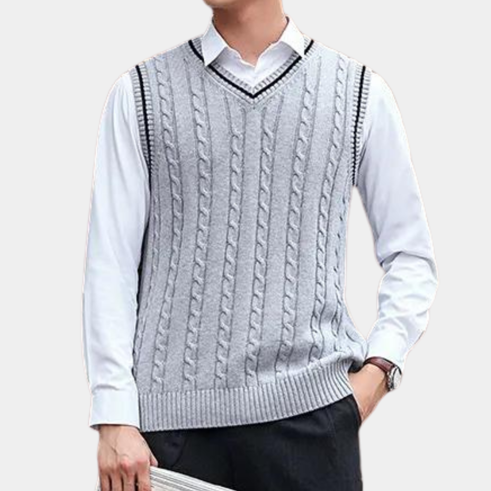 Traian - Knitted Waistcoat for Men