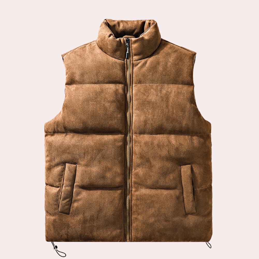 Adorjan - Quilted Winter Waistcoat for Men